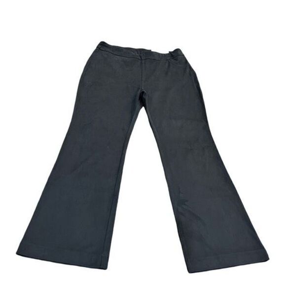 Soft Surroundings NWT Black Knit Wide Leg Pants Size Petite Small - Picture 1 of 4
